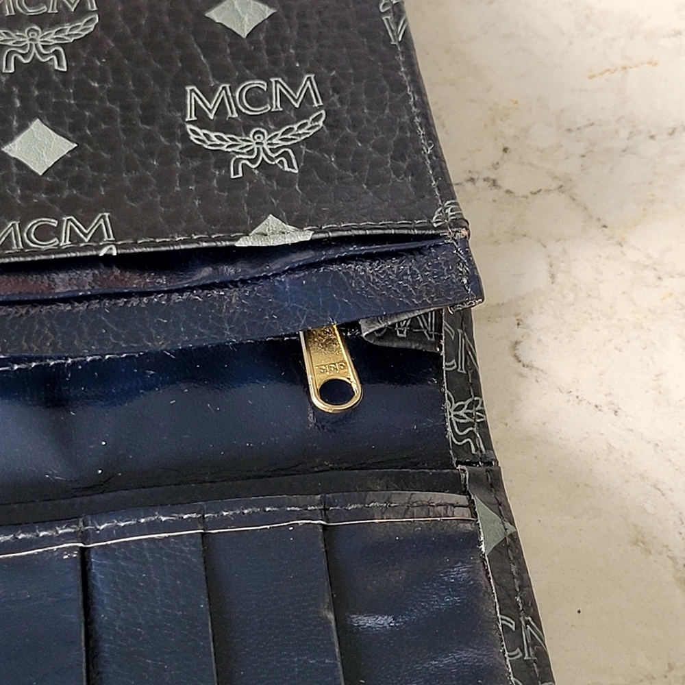 MCM Black and Gray Wallet - Picture 7 of 16